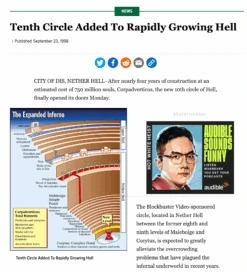 The Onion: 10th Circle Of Hell 9 The Onion: 10th Circle Of Hell -Raygunsite Store 10thcircle
