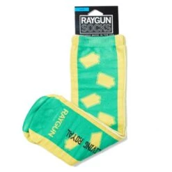 Iowa Outline Socks - Green/Yellow