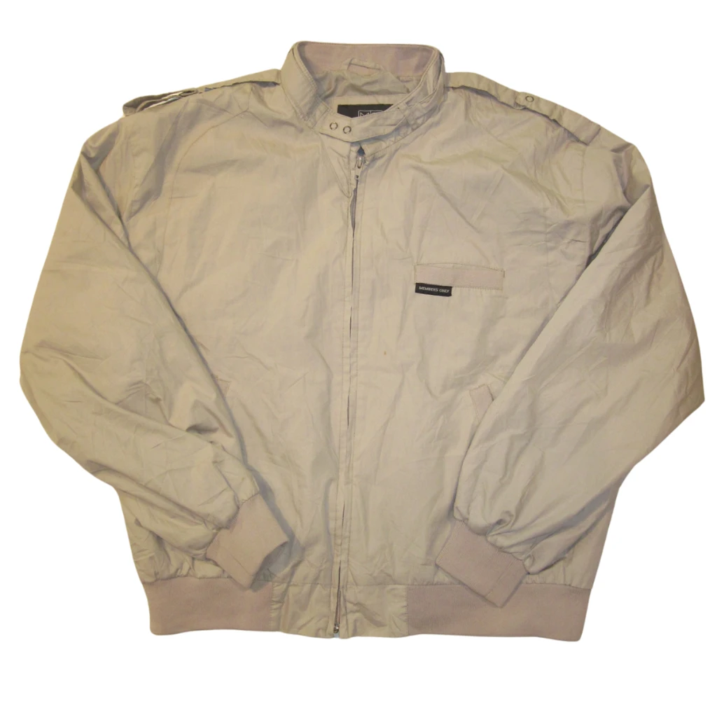 MEMBERS ONLY VINTAGE JACKET - BEIGE 3 MEMBERS ONLY VINTAGE JACKET - BEIGE