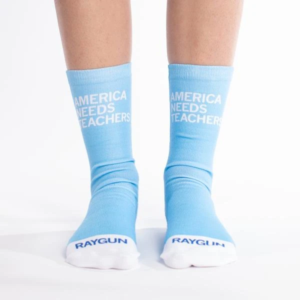 America Needs Teachers Socks 5 America Needs Teachers Socks - Image 3