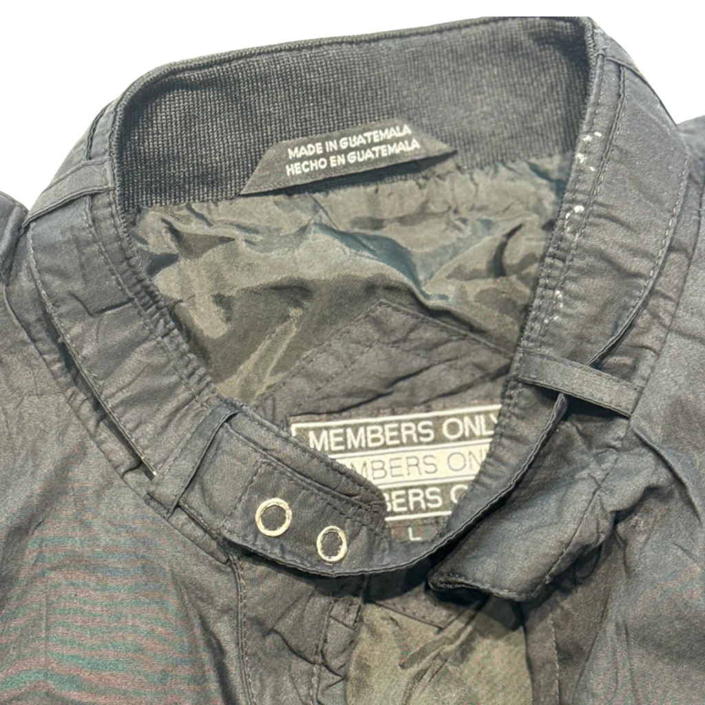 MEMBERS ONLY VINTAGE JACKET - BLACK 3 4 MEMBERS ONLY VINTAGE JACKET - BLACK 3 - Image 2