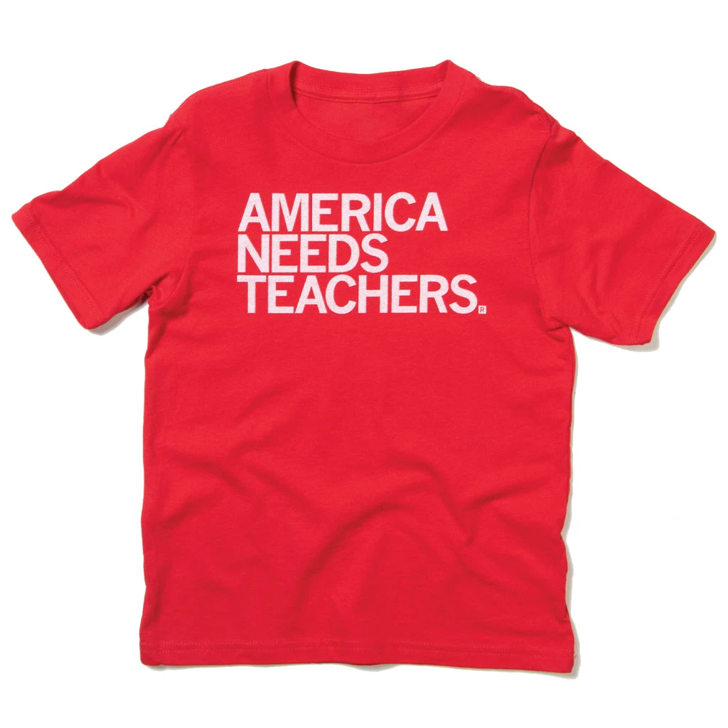 America Needs Teachers Kids Red 3 America Needs Teachers Kids Red