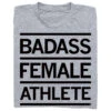 Badass Female Athlete -Raygunsite Store Badass Female Athlete folded