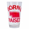 NE Born & Raised Pint Glass 2 NE Born & Raised Pint Glass -Raygunsite Store Born Raised NE Glass