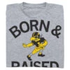 Hawkeyes Born & Raised Vintage Grey