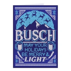 Busch Light: Merry & Light Greeting Card