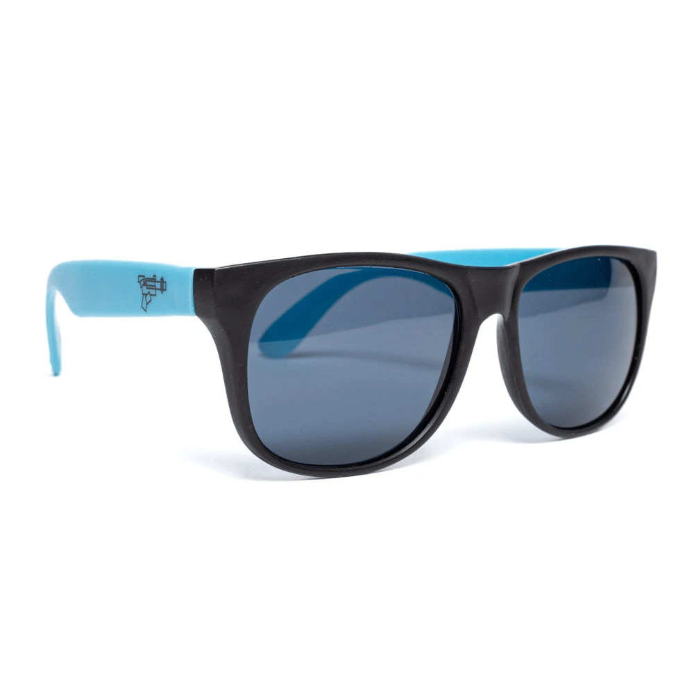 Boxes Gun Logo Sunglasses - Blue 5 Boxes Gun Logo Sunglasses - Blue - Image 3