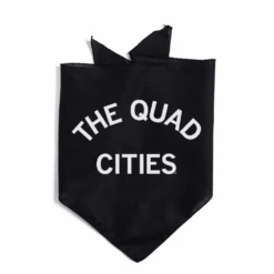 Quad Cities Curved Logo Dog Bandana