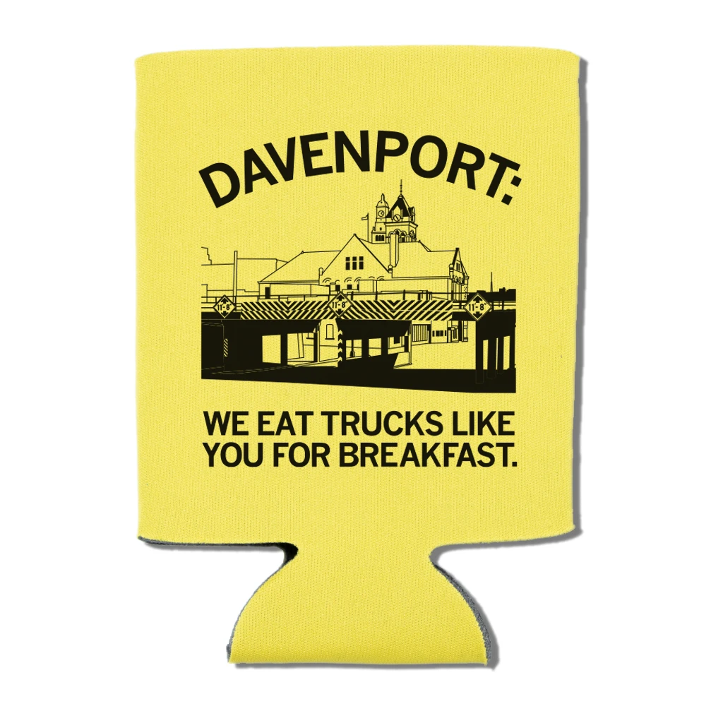 Davenport: Trucks For Breakfast Can Cooler 3 Davenport: Trucks For Breakfast Can Cooler