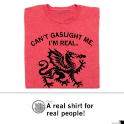 Can't Gaslight Me I'm Real -Raygunsite Store Design Contest Gaslight Shirt Post