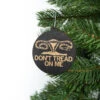 Don't Tread On Me Uterus Ornament -Raygunsite Store DontTreadOnMe.Uterus.ornament 3