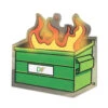 Dumpster Fire Die-Cut Sticker 1 Dumpster Fire Die-Cut Sticker -Raygunsite Store DumpsterFire.sticker