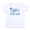 El Cat Train Kids -Raygunsite Store ElCatTrain KidsWhite
