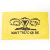 Don't Tread On Me Uterus Flag -Raygunsite Store Flags.donttreadonme.uterus.flat