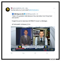 Iowa: Beer & Sports (R) 9 Iowa: Beer & Sports (R) -Raygunsite Store IowaBeerandSportsinfopost