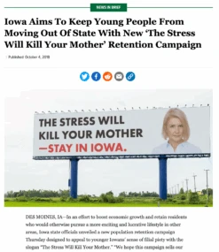 The Onion: Iowa Young People -Raygunsite Store Iowayoungpeople