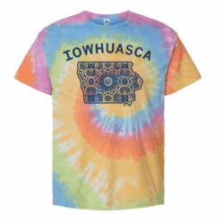 Iowhuasca Tie Dye -Raygunsite Store Iowhuasca flat