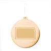 Kansas Outline Ornament -Raygunsite Store Kansas Outline ornament