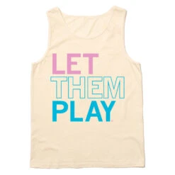 Let Them Play Heavyweight Tank Top -Raygunsite Store LetThemPlay CCivorytank flat