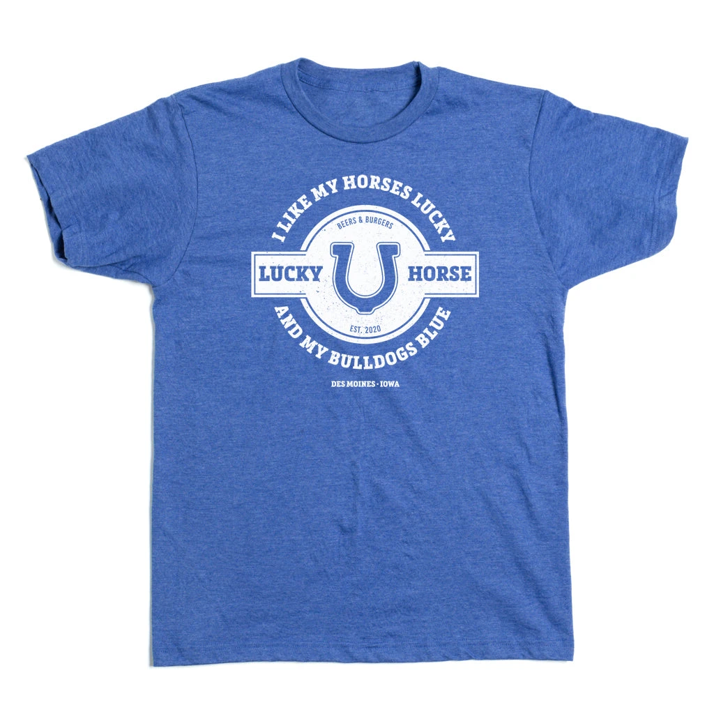 Lucky Horse: Horses Lucky And Bulldogs Blue 4 Lucky Horse: Horses Lucky And Bulldogs Blue - Image 2