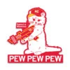 Mahomey Pew Pew Pew Die-Cut Sticker -Raygunsite Store MahomeyPewPewPewDie CutSticker