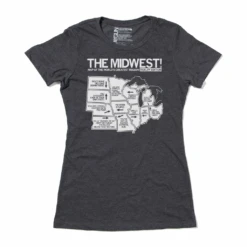 Midwest Rivalry Map -Raygunsite Store Midwest Rivalry snug