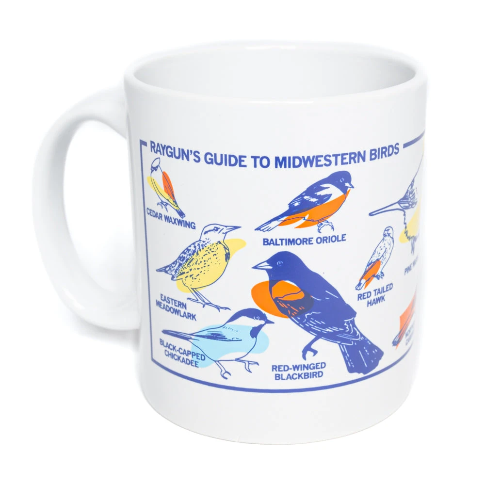 Midwestern Birds Full Color Mug - White 5 Midwestern Birds Full Color Mug - White - Image 3