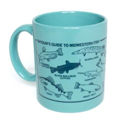 Midwestern Fish Mug - Aqua 7 Midwestern Fish Mug - Aqua -Raygunsite Store Midwestern Fish Mug Aqua