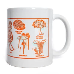 Midwestern Mushrooms Mug - White