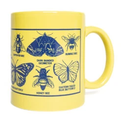Midwestern Pollinators Mug - Yellow