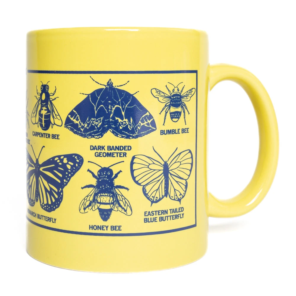 Midwestern Pollinators Mug - Yellow 3 Midwestern Pollinators Mug - Yellow