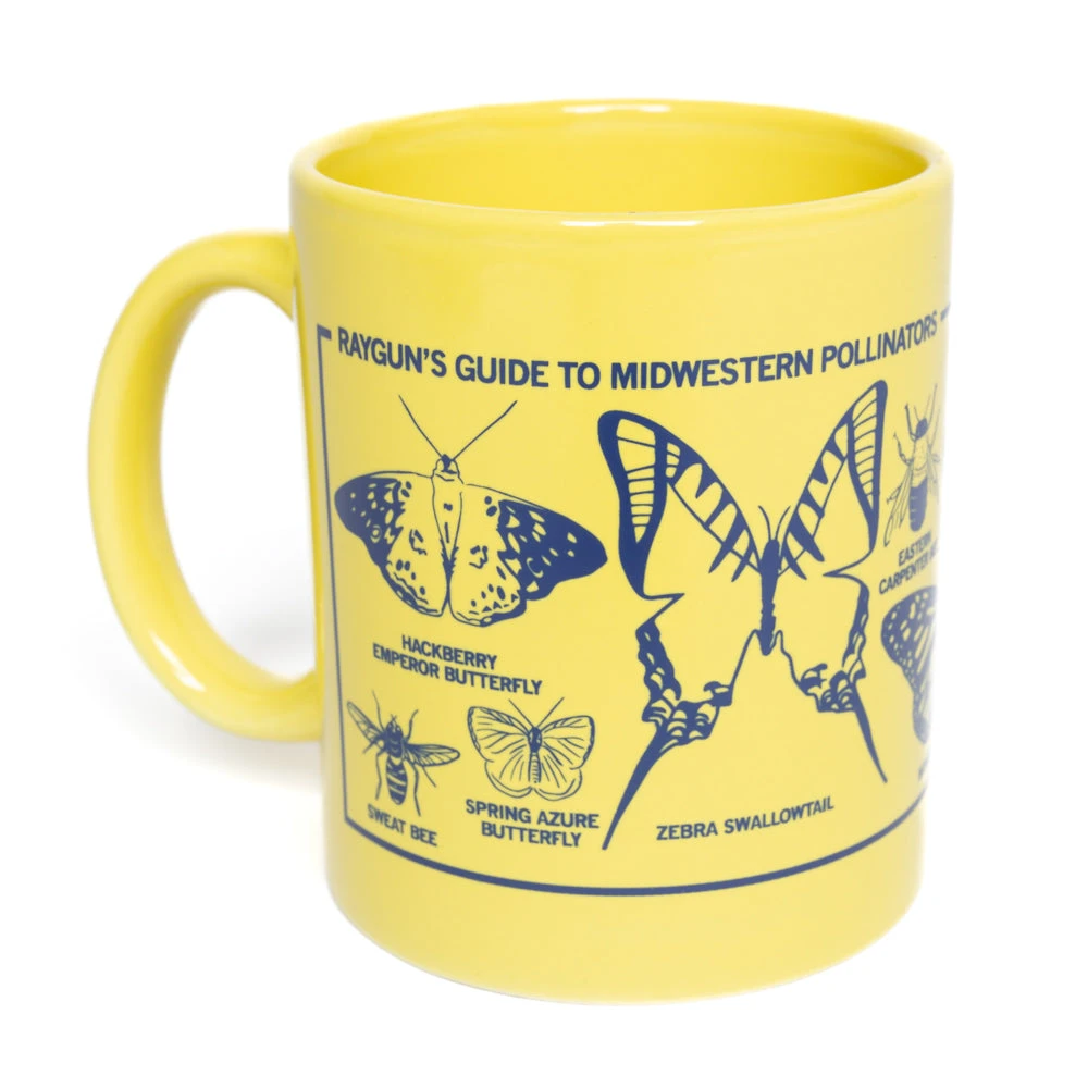 Midwestern Pollinators Mug - Yellow 5 Midwestern Pollinators Mug - Yellow - Image 3