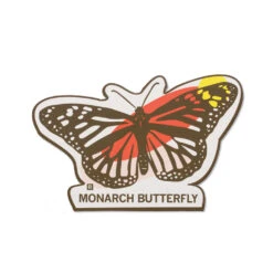 Monarch Butterfly Die-Cut Sticker