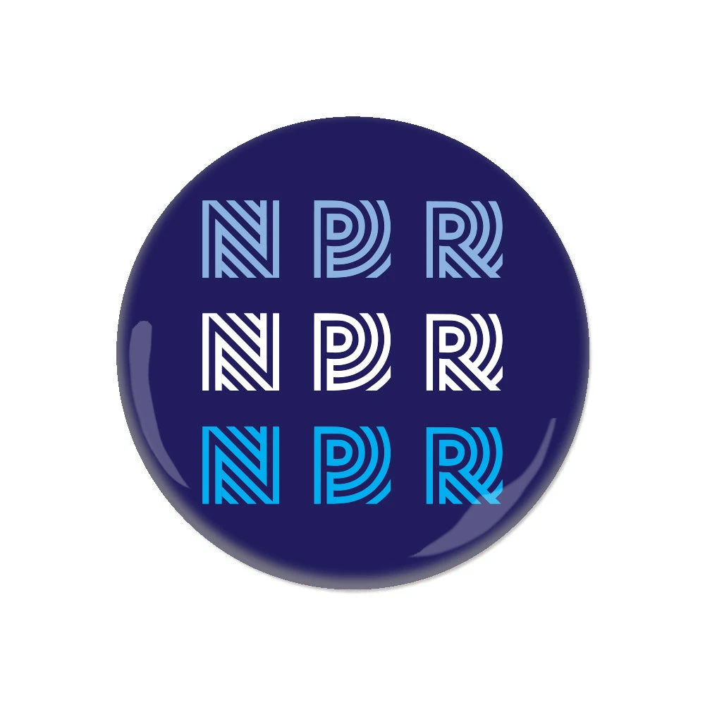 NPR 90's Logo Repeating Button 3 NPR 90's Logo Repeating Button