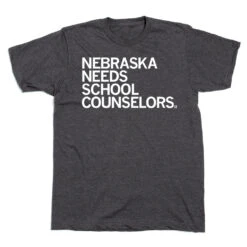 Nebraska Needs School Counselors -Raygunsite Store NebraskaNeedsSchoolCounselorsRAYGUNShirtFlat