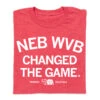 NEB WVB Changed The Game -Raygunsite Store NebraskaWomen sVolleyball ChangedtheGame Folded