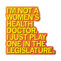 Not A Women's Health Doctor Die-Cut Sticker