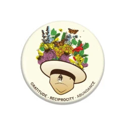 Park Ranger Hat Graphic Button