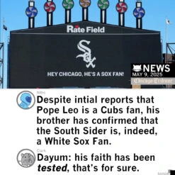 He's A Sox Fan 10 He's A Sox Fan -Raygunsite Store PopeLeoaWhiteSoxFanRAYGUNARticle