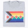 Chicago Progress Pride Flag -Raygunsite Store ProgressPride ChicagoFlag Folded