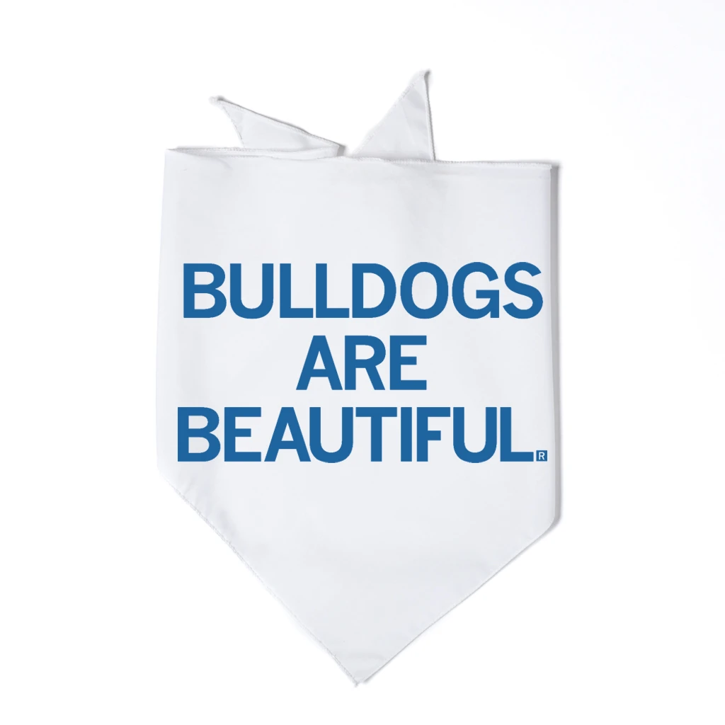 Bulldogs Are Beautiful Dog Bandana 3 Bulldogs Are Beautiful Dog Bandana