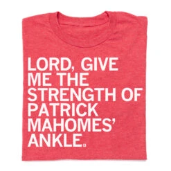 Strength Of Patrick Mahomes Ankle