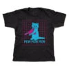 Pew Pew Pew Vaporwave Black Kids -Raygunsite Store RAYGUN NeonPewPewPewInverted Kids