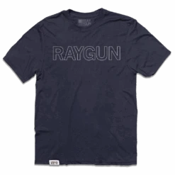 RAYGUN Text Logo Outline Navy Union Made 14 RAYGUN Text Logo Outline Navy Union Made -Raygunsite Store RAYGUN outline navy flat 1
