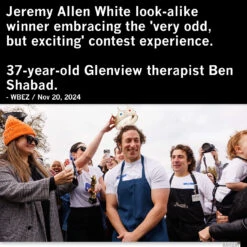 I'm Not Jeremy Allen White Apron -Raygunsite Store RAYGUNJeremyAllanWhiteNewsPost 9c57e9e6 d9ae 44cf b508 645955b817cd
