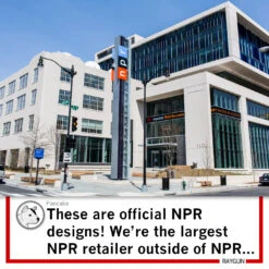 NPR Full Color Logo Grey Crew Sweatshirt -Raygunsite Store RAYGUNNPRDonationinfopost 34f297b3 e7a8 4e97 96d1 821c8a7e0c94