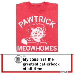 Pawtrick Meowhomes Red -Raygunsite Store RAYGUNPawtrickMeowhomesInfoPost