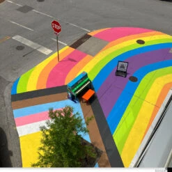 Corner Of Sunshine & Rainbows Kids 9 Corner Of Sunshine & Rainbows Kids -Raygunsite Store RAYGUNPrideCornerPhoto1