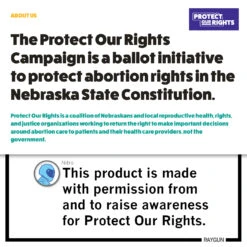 Protect Abortion Rights In Nebraska -Raygunsite Store RAYGUNProtectOurRightsInfoPost