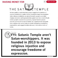 Never Forget Disco Baphomet -Raygunsite Store RAYGUNSatanicTempleInfoPost